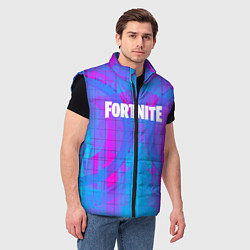 Мужской жилет Fortnite: Acid Neon, цвет: 3D-черный — фото 2