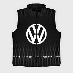 Мужской жилет Volkswagen: Black Abstract, цвет: 3D-черный