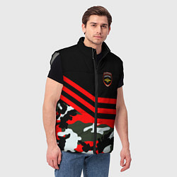Мужской жилет Полиция: Камуфляж, цвет: 3D-светло-серый — фото 2