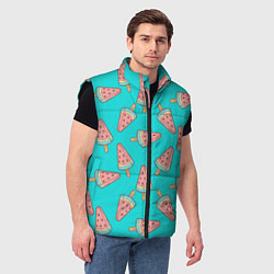 Мужской жилет Стиль арбузного мороженного, цвет: 3D-черный — фото 2