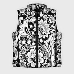 Мужской жилет Хохлома черно-белая, цвет: 3D-черный
