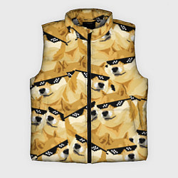 Мужской жилет Doge: Deal with it, цвет: 3D-светло-серый