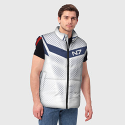 Мужской жилет N7: White Armor, цвет: 3D-красный — фото 2