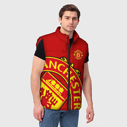 Мужской жилет FC Man United: Red Exclusive, цвет: 3D-красный — фото 2