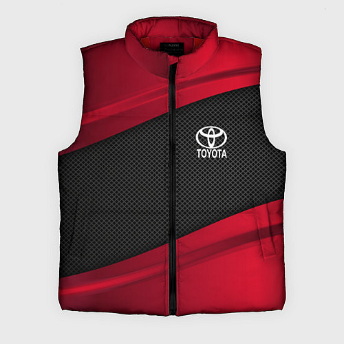 Мужской жилет Toyota: Red Sport / 3D-Красный – фото 1