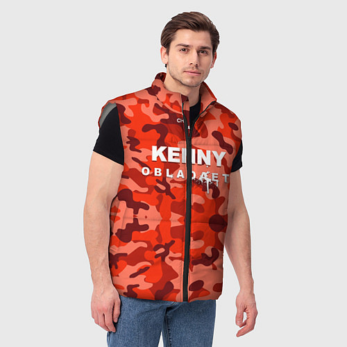 Мужской жилет Kenny: Obladaet Camo / 3D-Светло-серый – фото 3