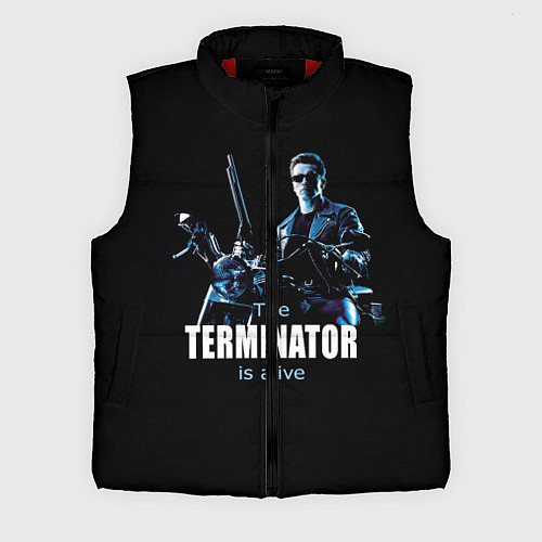 Мужской жилет Terminator: Is alive / 3D-Красный – фото 1