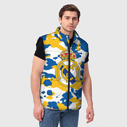 Мужской жилет Real Madrid: Camo, цвет: 3D-черный — фото 2