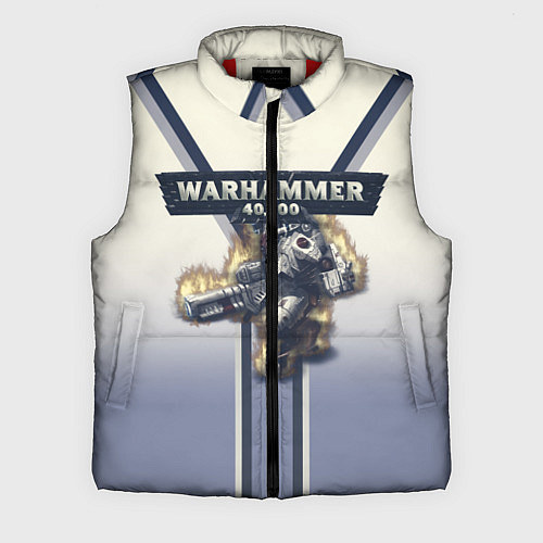 Мужской жилет Warhammer 40000: Tau Empire / 3D-Красный – фото 1