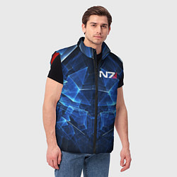 Мужской жилет Mass Effect: Blue Armor N7, цвет: 3D-красный — фото 2