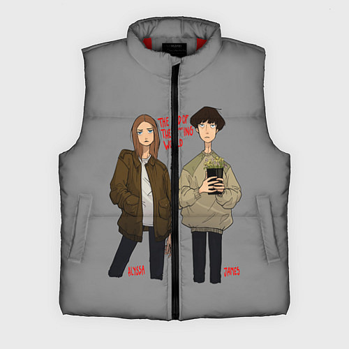 Мужской жилет End of the f*cking world / 3D-Красный – фото 1