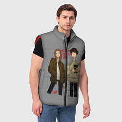 Мужской жилет End of the f*cking world, цвет: 3D-красный — фото 2