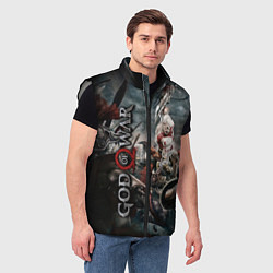 Мужской жилет God of War, цвет: 3D-светло-серый — фото 2