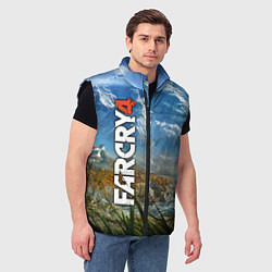 Мужской жилет Far Cry 4: Ice Mountains, цвет: 3D-черный — фото 2