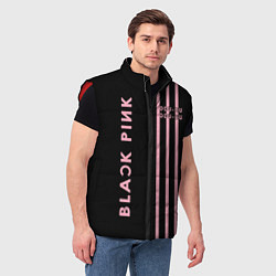 Мужской жилет Black Pink, цвет: 3D-красный — фото 2