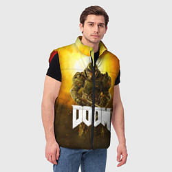 Мужской жилет DOOM: Soldier, цвет: 3D-красный — фото 2