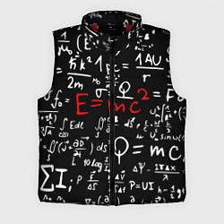 Мужской жилет E=mc2: Black Style, цвет: 3D-красный