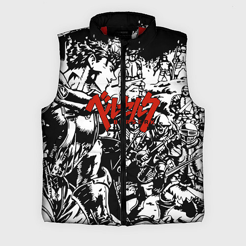 Мужской жилет Berserk Stories / 3D-Красный – фото 1