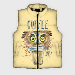 Мужской жилет Owls like coffee, цвет: 3D-черный