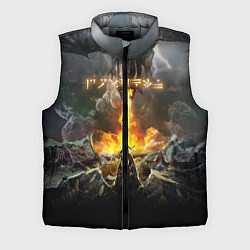 Мужской жилет TES: Dragon Flame, цвет: 3D-светло-серый
