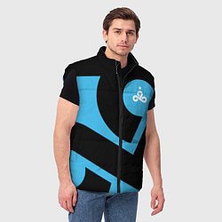 Мужской жилет CS:GO - Cloud9 the form 2018-2019, цвет: 3D-черный — фото 2