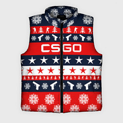 Мужской жилет CS:GO New Year, цвет: 3D-светло-серый