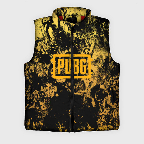 Мужской жилет PUBG: Yellow Marble / 3D-Красный – фото 1