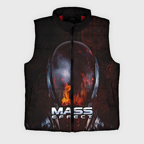 Мужской жилет Mass Effect / 3D-Красный – фото 1