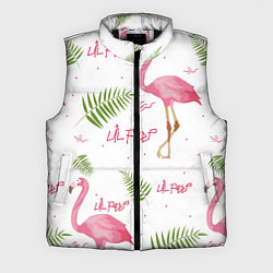 Мужской жилет Lil Peep: Pink Flamingo, цвет: 3D-черный