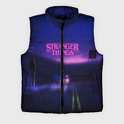 Мужской жилет Stranger Things: Neon Road, цвет: 3D-черный