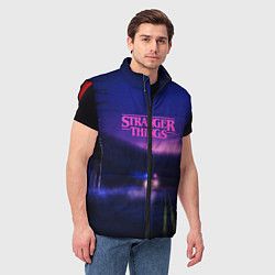 Мужской жилет Stranger Things: Neon Road, цвет: 3D-красный — фото 2