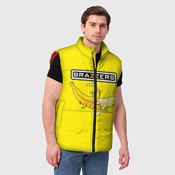 Мужской жилет Brazzers: Yellow Banana, цвет: 3D-красный — фото 2