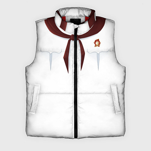 Мужской жилет Форма пионера бесконечное лето / 3D-Красный – фото 1