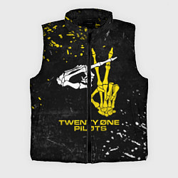 Мужской жилет TOP: Skeleton Clique, цвет: 3D-черный