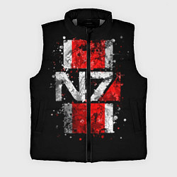 Мужской жилет Mass Effect N7, цвет: 3D-светло-серый
