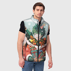 Мужской жилет Моя Новогодняя Академия, цвет: 3D-черный — фото 2