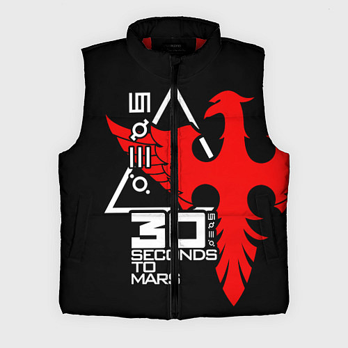 Мужской жилет 30 Seconds to Mars / 3D-Красный – фото 1