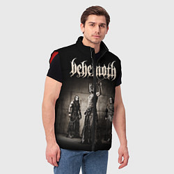 Мужской жилет Behemoth Metal, цвет: 3D-красный — фото 2