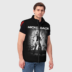Мужской жилет Nickelback Rock, цвет: 3D-красный — фото 2