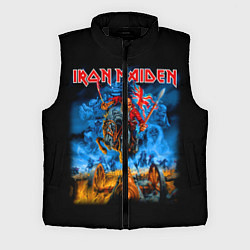 Мужской жилет Iron Maiden: Great Britain Warriors, цвет: 3D-черный