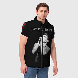 Мужской жилет Joy Division, цвет: 3D-красный — фото 2