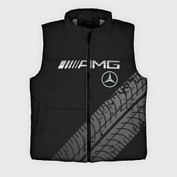 Мужской жилет Mercedes AMG: Street Racing, цвет: 3D-светло-серый