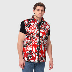 Мужской жилет Каратэ киокушинкай - эмблемы, цвет: 3D-черный — фото 2