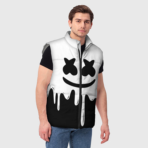 Мужской жилет MELLO BLACK x WHITE / 3D-Светло-серый – фото 3