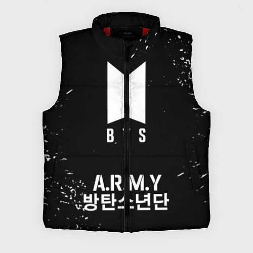 Мужской жилет BTS ARMY / 3D-Красный – фото 1