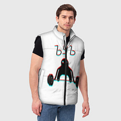 Мужской жилет ЪУЪ СЪУКА КАЧОК, цвет: 3D-черный — фото 2