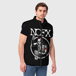Мужской жилет NOFX, цвет: 3D-черный — фото 2