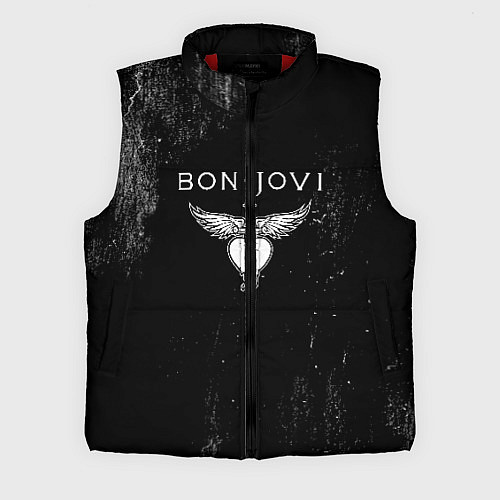 Мужской жилет Bon Jovi / 3D-Красный – фото 1