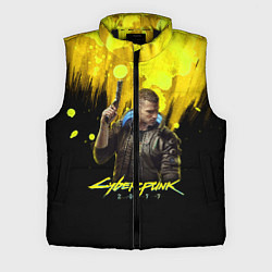 Мужской жилет Cyberpunk 2077, цвет: 3D-черный