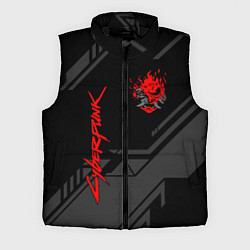 Мужской жилет Cyberpunk 2077: Grey Samurai, цвет: 3D-черный